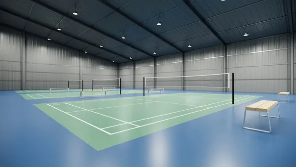 UNN Indoor Badminton Arena Court Entrance